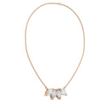 Four Marquise Necklace