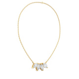 Four Marquise Necklace