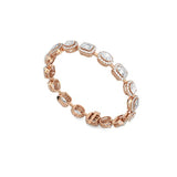 Fancy Shape Halo Bracelet