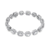 Fancy Shape Halo Bracelet