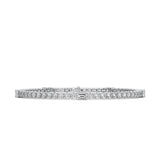 Round and Emerald Cut Tennis Bracelet