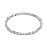 Round and Emerald Cut Tennis Bracelet