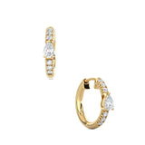 Center Pear Earrings