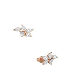 Pear-Marquise Cluster Earrings