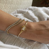 Knot Solitaire Bangle