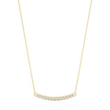 Pavé Line Necklace