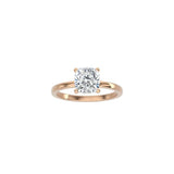 4 Prong Cushion Cut Classic Ring RG