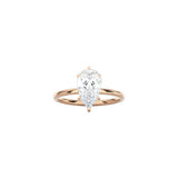6 Prong Pear Shape Classic Ring RG