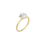 6 Prong Round Classic Ring YG