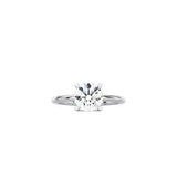 Round Cut Signature Four Prong Setting WG