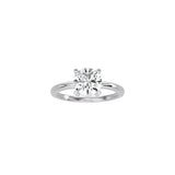 Round Cut Signature Four Prong Setting WG