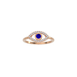Evil Eye Natural Ring