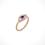 Evil Eye Natural Ring