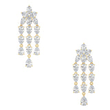 Floral Waterfall Earrings