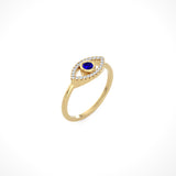 Evil Eye Natural Ring