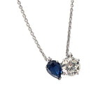 Toi et Moi Birthstone Necklace