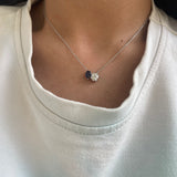 Toi et Moi Birthstone Necklace