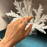 Briolette Gold Ball Ring