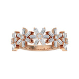 Baguette Floral Natural Ring
