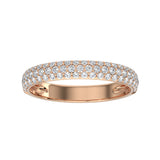 Triple Pavé Studded Band
