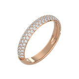 Triple Pavé Studded Band